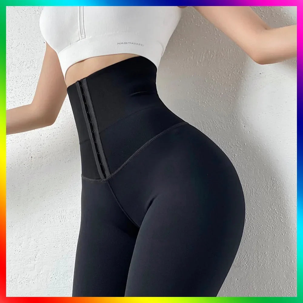 StaySlim Women's High Waisted Ribbed Leggings
