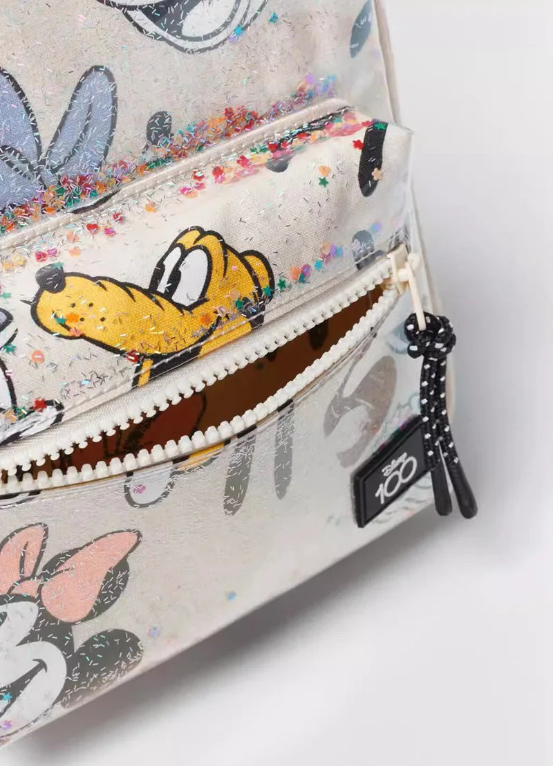 27X21X10 cm Disney cartoon Mickey Mouse  New Kids Backpack Mini Minnie Schoolbag  Girls and Boys  Cute Shoulder Bag