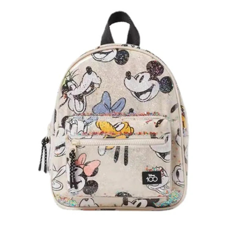27X21X10 cm Disney cartoon Mickey Mouse  New Kids Backpack Mini Minnie Schoolbag  Girls and Boys  Cute Shoulder Bag