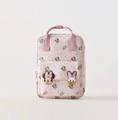 27X21X10 cm Disney cartoon Mickey Mouse  New Kids Backpack Mini Minnie Schoolbag  Girls and Boys  Cute Shoulder Bag