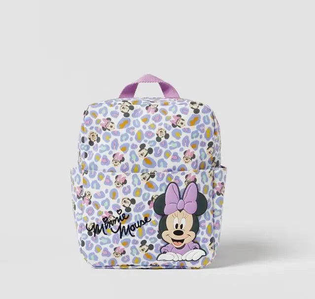27X21X10 cm Disney cartoon Mickey Mouse  New Kids Backpack Mini Minnie Schoolbag  Girls and Boys  Cute Shoulder Bag