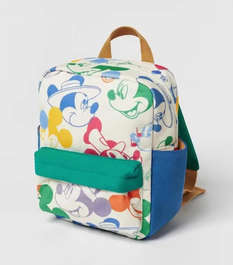 27X21X10 cm Disney cartoon Mickey Mouse  New Kids Backpack Mini Minnie Schoolbag  Girls and Boys  Cute Shoulder Bag