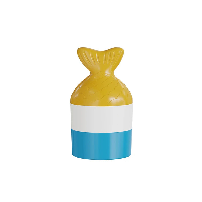 Silicone Suncream Roller Applicator – Refillable Oval Lotion Bottle for Sunscreen & Cream | Travel-Friendly Cosmetic Tool