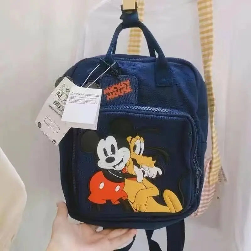 27X21X10 cm Disney cartoon Mickey Mouse  New Kids Backpack Mini Minnie Schoolbag  Girls and Boys  Cute Shoulder Bag