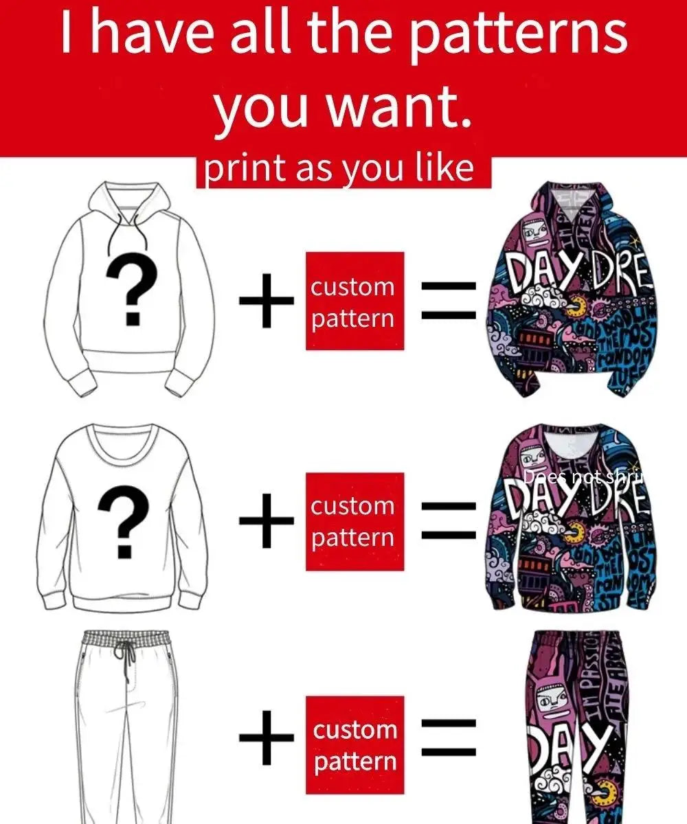 3D Printed Tuna Fishing Hoodie — Harajuku Streetwear Unisex Pullover | Casual Sportswear Jacket