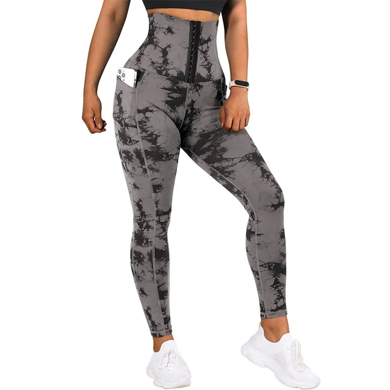 StaySlim Women's High Waisted Ribbed Leggings
