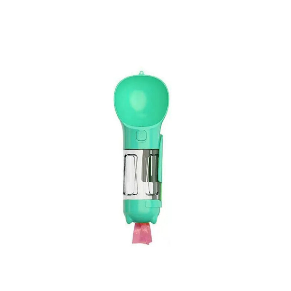 3-in-1 Pet Water & Food Dispenser (300ml/500ml) with Trash Bag Holder & Cleaning Shovel Perfect for walks, travel, and outdoor adventures with your pet.