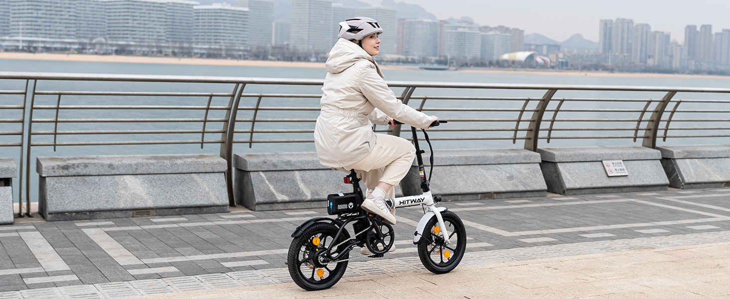 Commute smarter with the HITWAY BK35 Folding E-Bike — Lightweight, powerful 250W motor, and up to 60km range. Fold it. Ride it. Love it.”